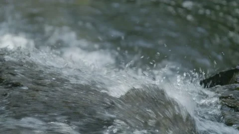 Gushing River Water 스톡 동영상 145066014