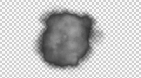 Gushing Smoke Alpha Stock Footage 49998652