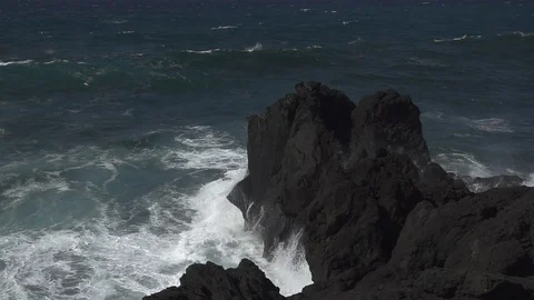 Gushing wave Stock Footage 115910599