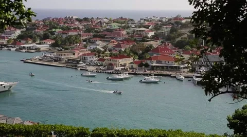Gustavia Stock Footage ~ Royalty Free Stock Videos