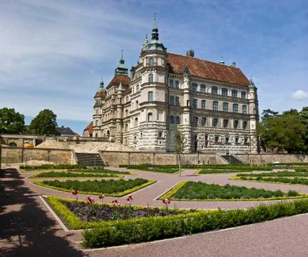 Gustrow Castle in Germany Stock Photos