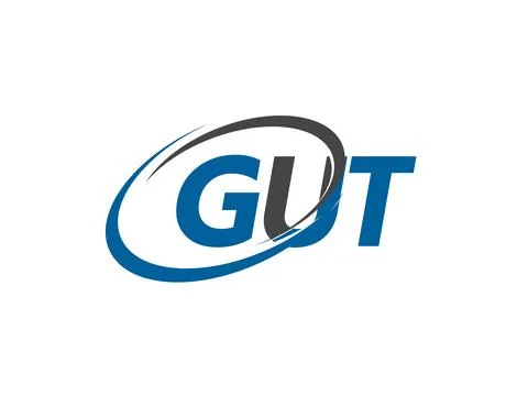 Gut creative logo design vector illustration Stock Illustration