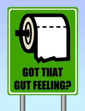 Gut feeling Stock Illustration