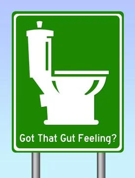 Gut feeling Stock Illustration