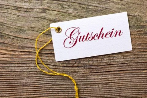 Gutschein Stock Photos