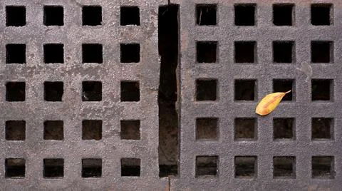 Gutter covers (Chinese type,it was British type,u know... alas) Stock Photos
