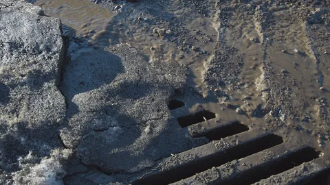 Gutter Stock Footage 124892897