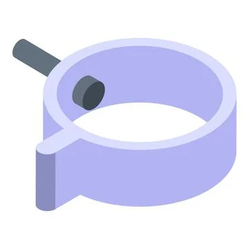 Gutter mount icon, isometric style Stock Illustration