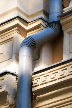 Gutter pipe Foto stock