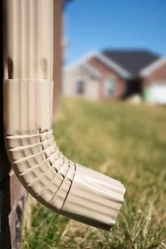 Gutter - Showing House Stock Photos