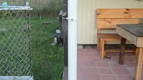 Gutter system to protect the house from rain Video stock 158158640