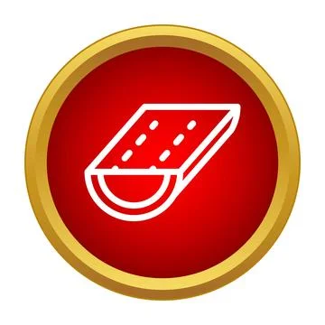 Gutter water drain infrastructure icon simple style Stock Illustration