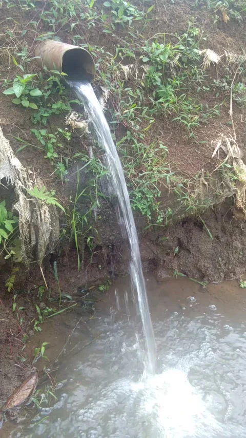 Gutter water Stock Footage 229391285
