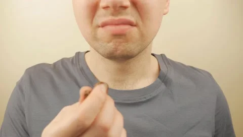 The Guy Assesses The Taste Of Chocolate Stock-Footage 151218903