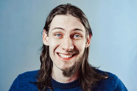 The guy with the beard on half his face Photos