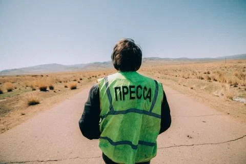 Guy from behind Foto stock