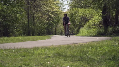 Guy on bicycle. Stock Footage 254197748