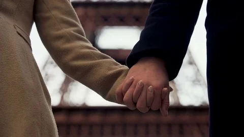 Guy breaking loving girlfriends heart by leaving, end of relationship, divorce Stock Footage 83900192
