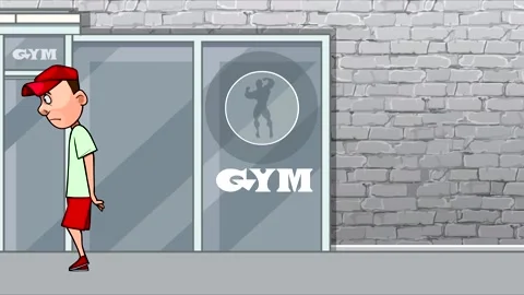 The guy came in sad came out happy Video stock 150109689