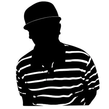 Guy in a cap 库存插图