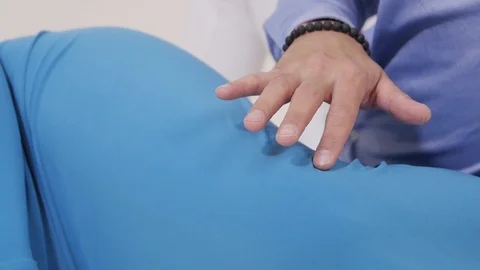 Guy Caresses the Girl Video stock 87975837