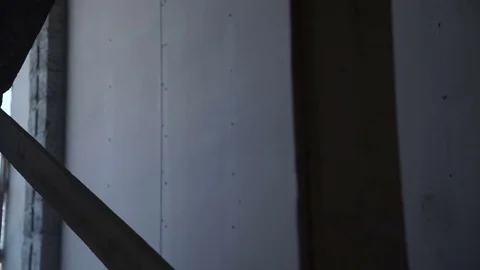 Guy climbs the stairs Stock Footage 82145081