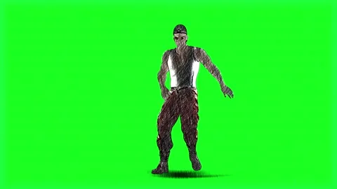 The guy dances hip hop Stock Footage 91451895