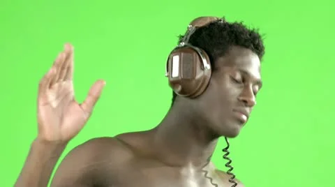 Guy dancing time lapse chroma 4k Stock Footage 12249591