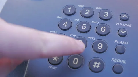 The Guy Dials The Phone Number Stock-Footage 139132438