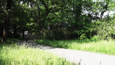 A guy on an electric scooter Video stock 138511036