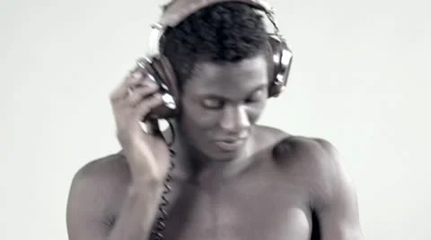 Guy enjoying  gray Stock Footage 12249656