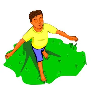 The guy enjoys 스톡 일러스트