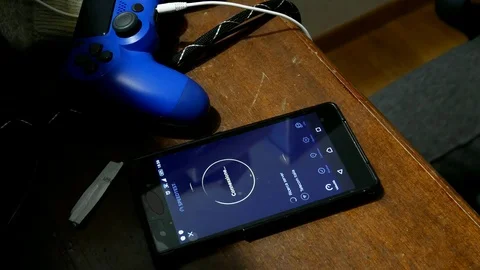 A guy is executing a speed test on a smartphone Stock Footage 102232602