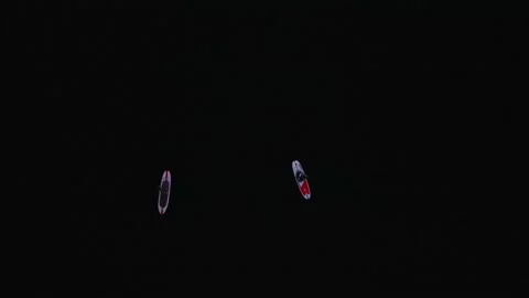 Guy with girl on the float on the SAP Board Stock Footage 130559670