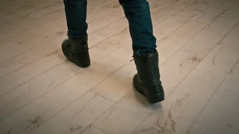 The guy with the girl in the studio Stock Footage 70765843