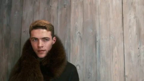 The guy with the girl in the studio Stock Footage 70765977