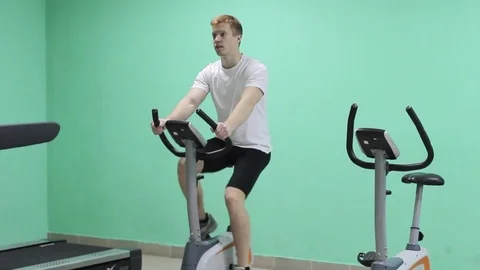 The Guy in the Gym Stock Footage 71220548