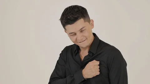 Guy is Healthy at Heart Stock Footage 87975392