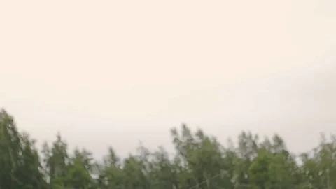 Guy is holding a kite and running Video stock 79606069