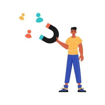 The Guy holds a attract chat up in his steep , which attracts consider. Trend Stock Illustration