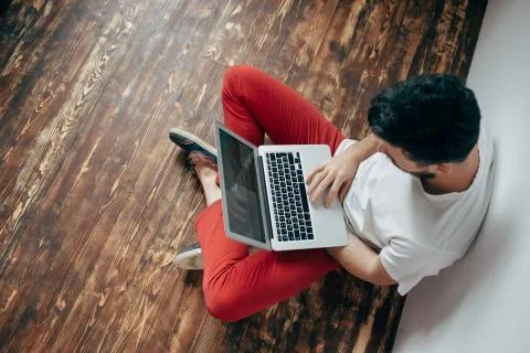 Guy at home Stock Photos