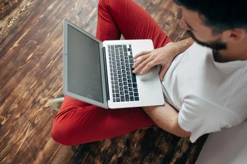 Guy at home Stock Photos