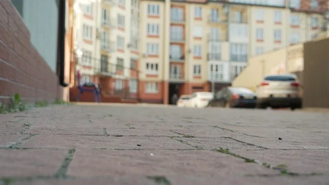 The guy jumped to the ground Stock Footage 106748972