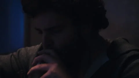 A Guy Lighting a Bong Stock Footage 275105431