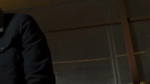 Guy is looking at the camera Stock Footage 80366519