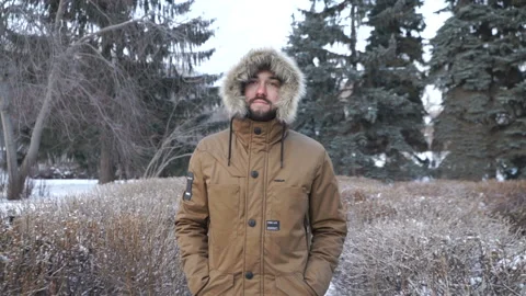 Guy is looking into the distance Stock Footage 86377450