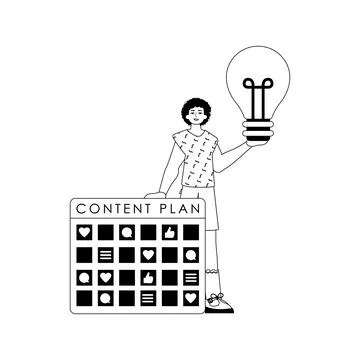 Guy , message plan and fall clean bulb . capable of sociable web . total da.. 스톡 일러스트