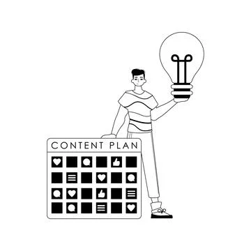 Guy , message plan and fall clean bulb . adequate to of sociable vane . uni.. 스톡 일러스트