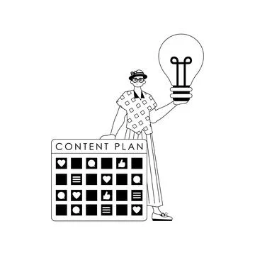 Guy , message plan and fall uninfected bulb . adequate to of sociable blade.. 스톡 일러스트