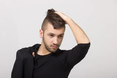 Guy with mohawk Stock Photos